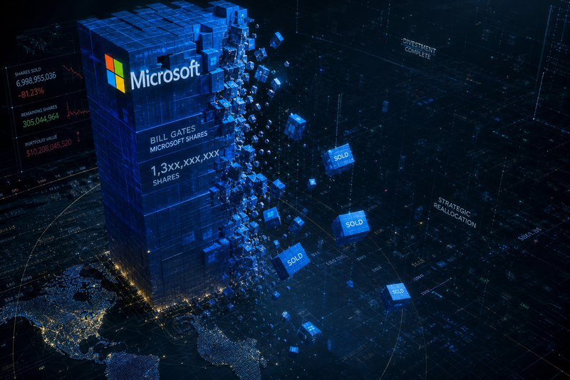Gates Foundation Sells All Remaining Microsoft Shares.